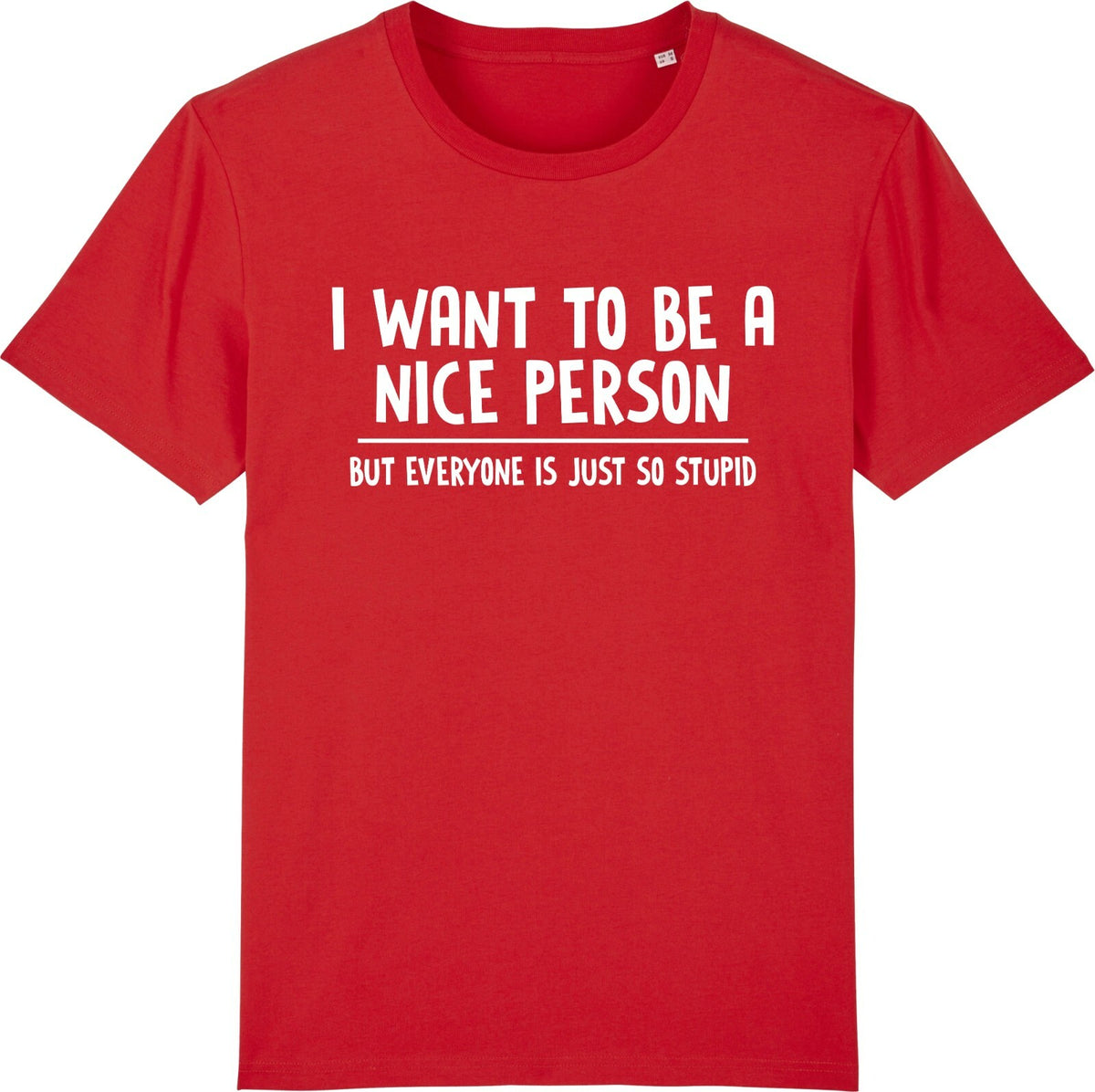 Fruit of the Loom Men's Nice Person Graphic T-Shirt