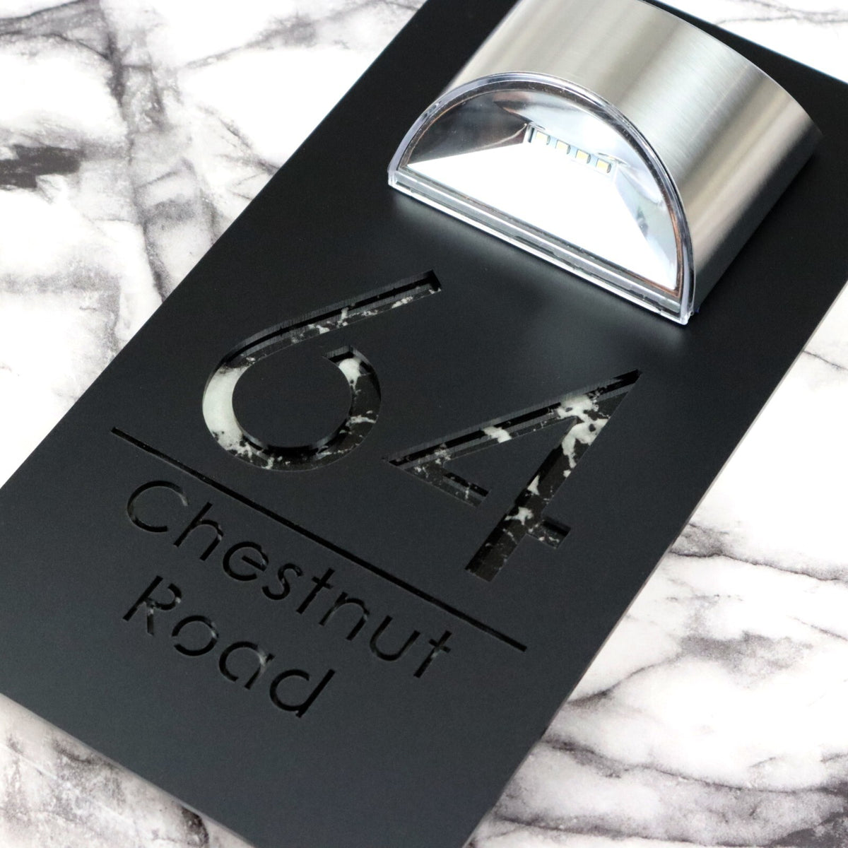 Bellissima LED House Numbers Address Plaque 160mm x 300mm