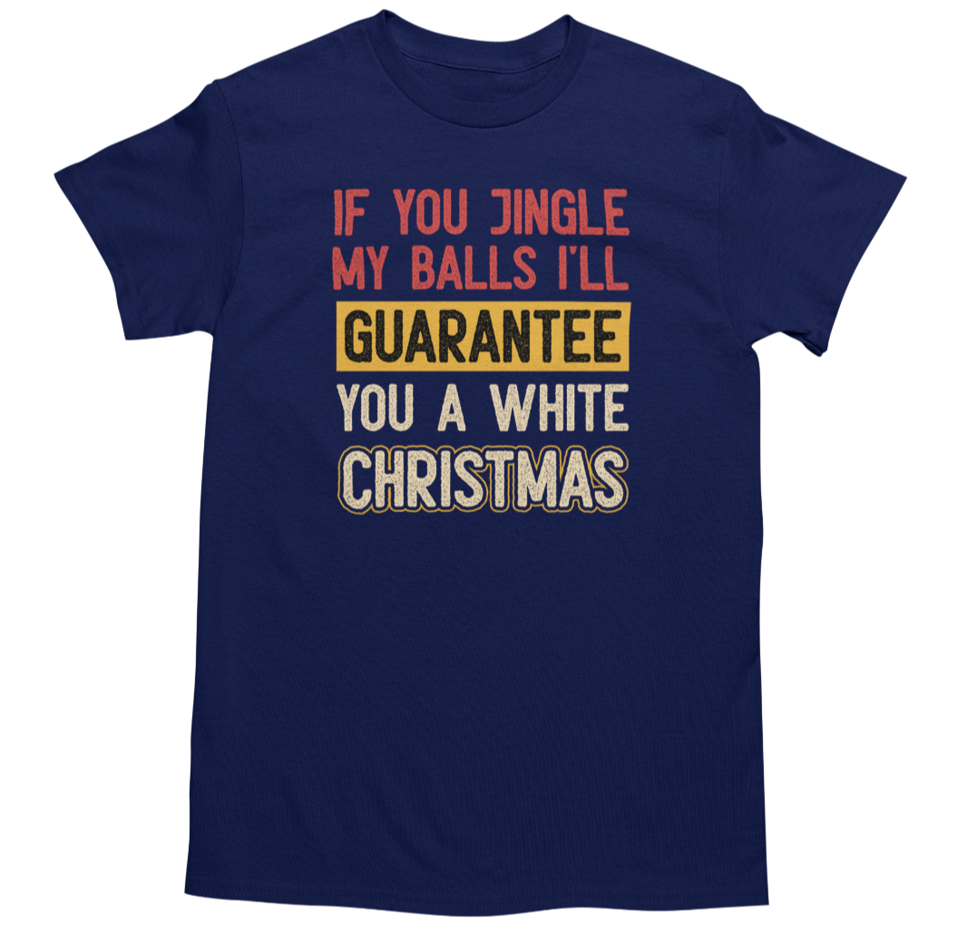 Men's Funny Novelty Joke Graphic T-Shirt Navy