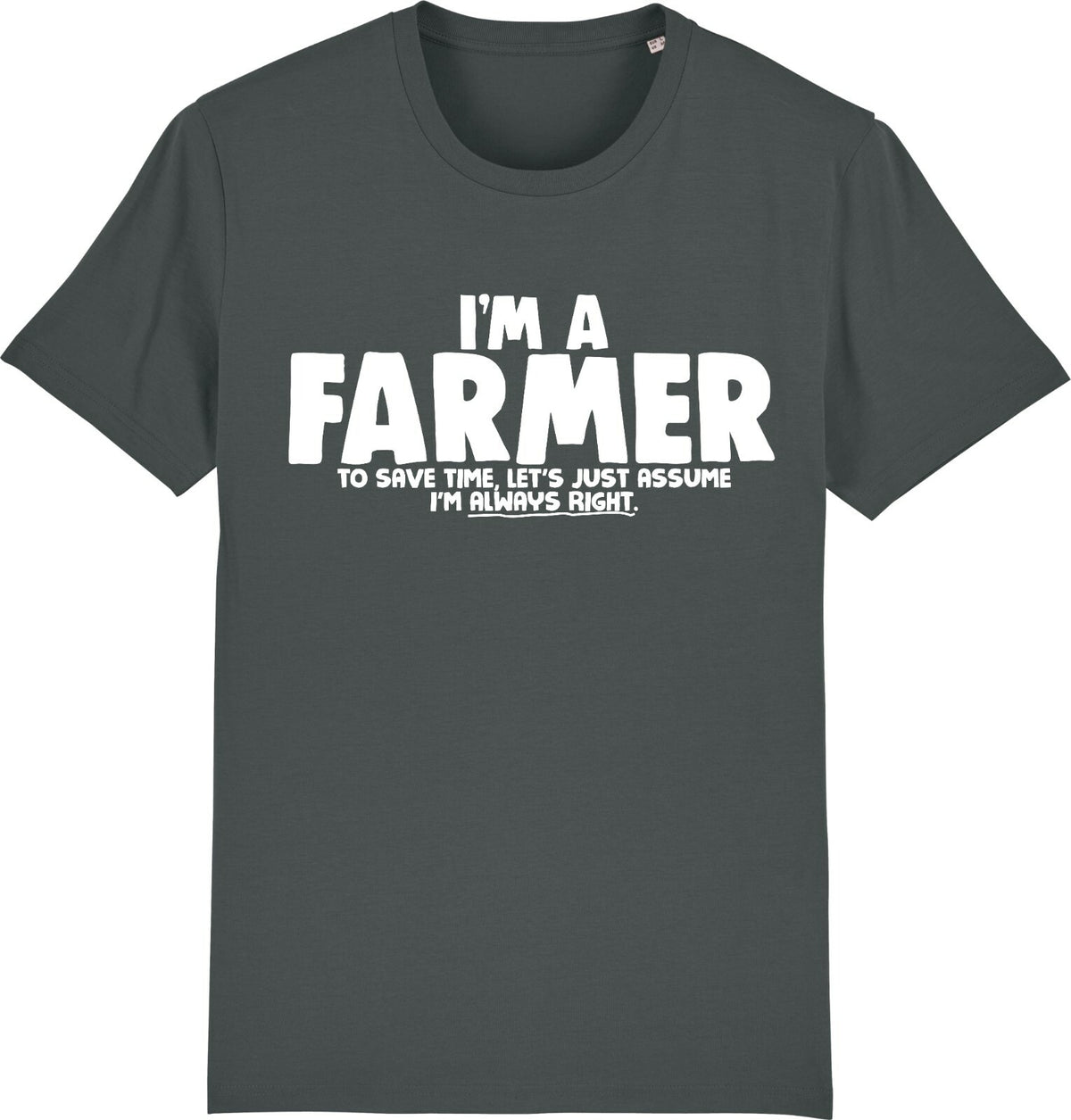 Fruit of the Loom Men's Farmer Graphic T-Shirt