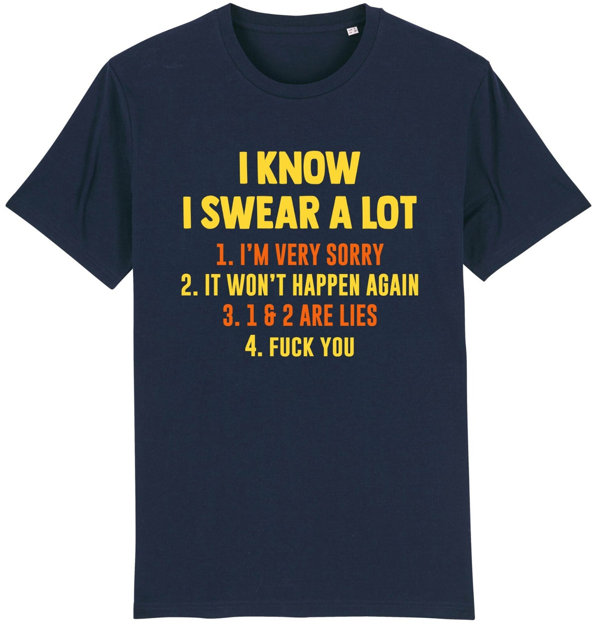 Fruit of the Loom Men's I Know I Swear A Lot Graphic T-Shirt