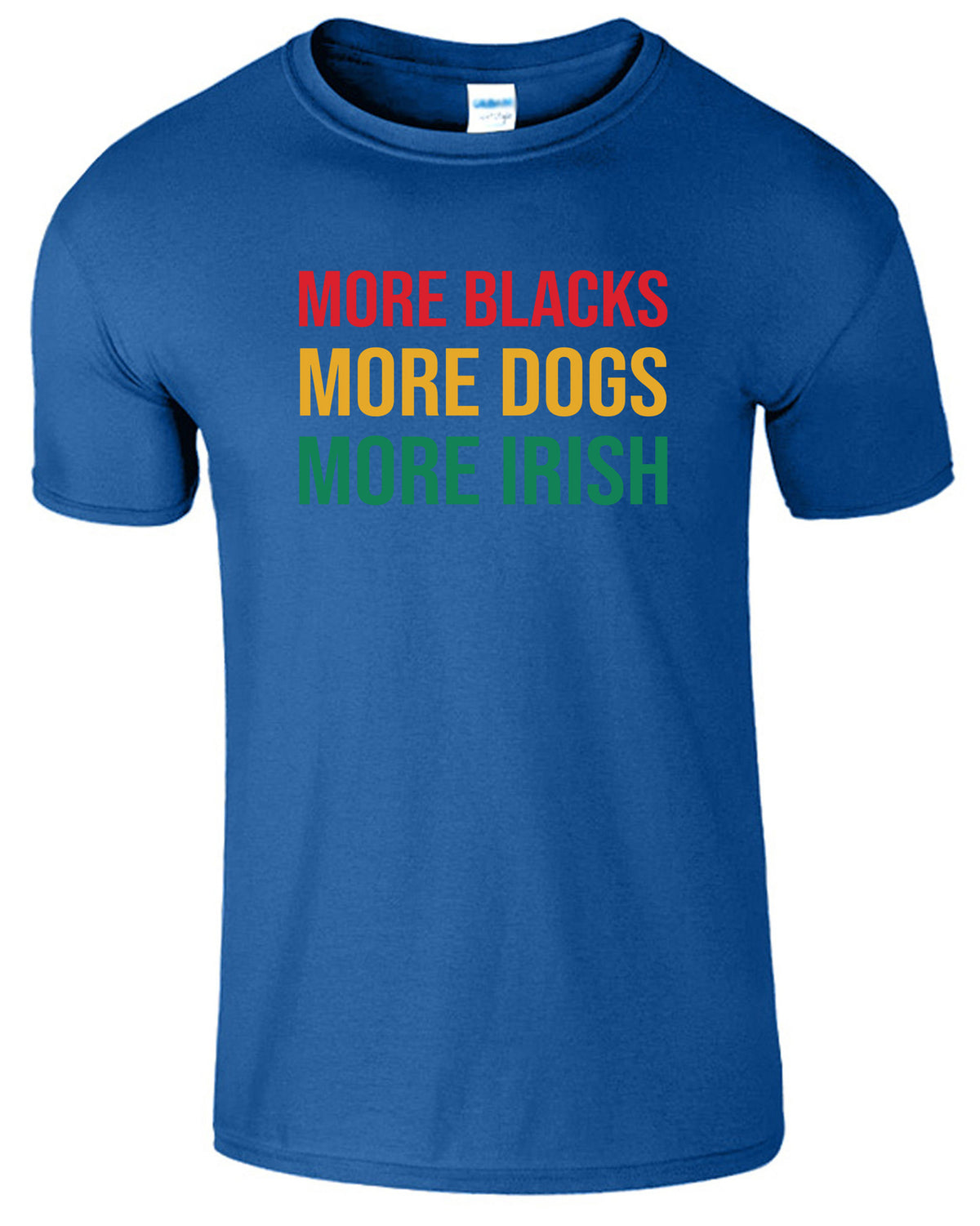 Men's More Blacks More Dogs More Irish Sportsman T-Shirt