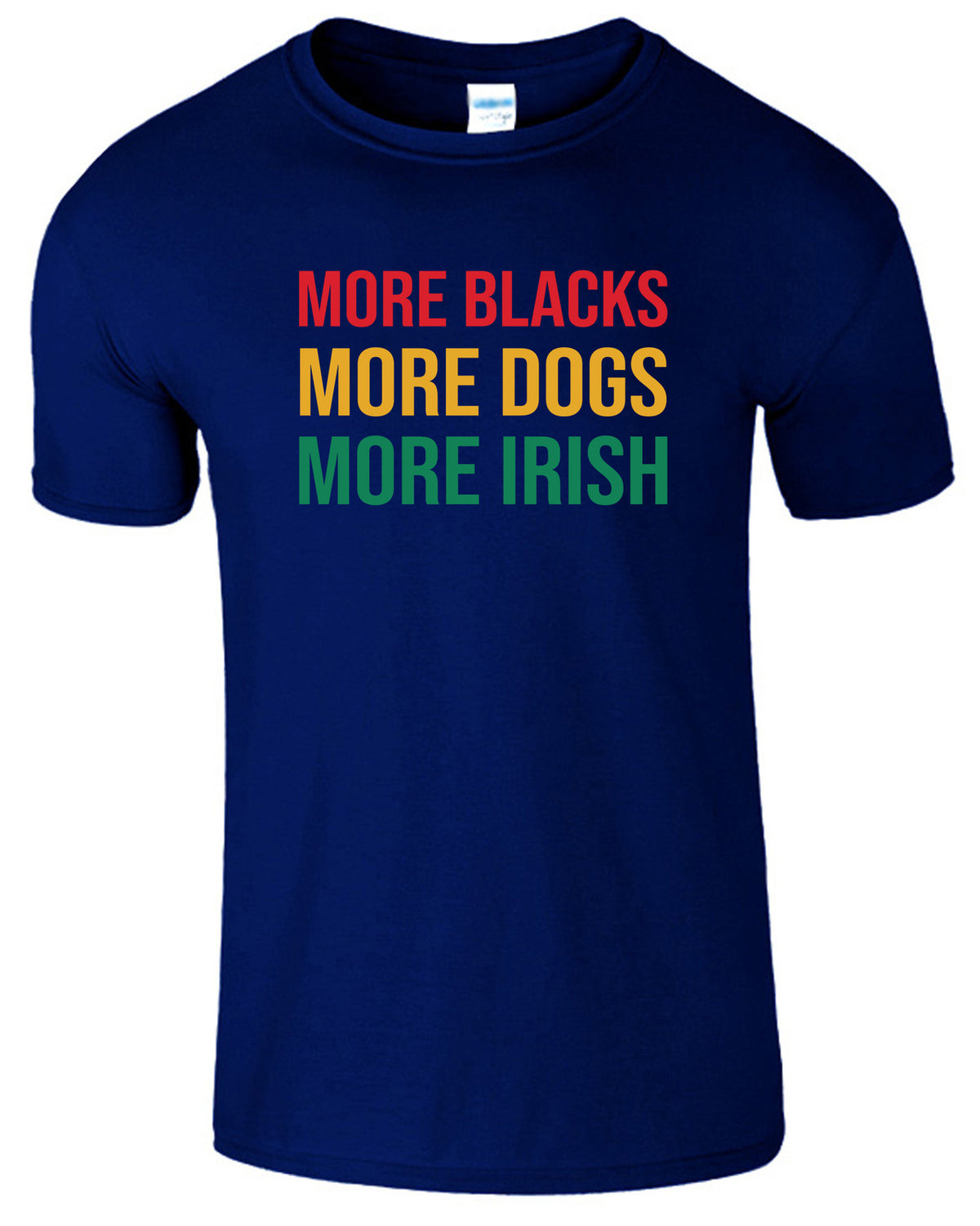 Men's More Blacks More Dogs More Irish Sportsman T-Shirt