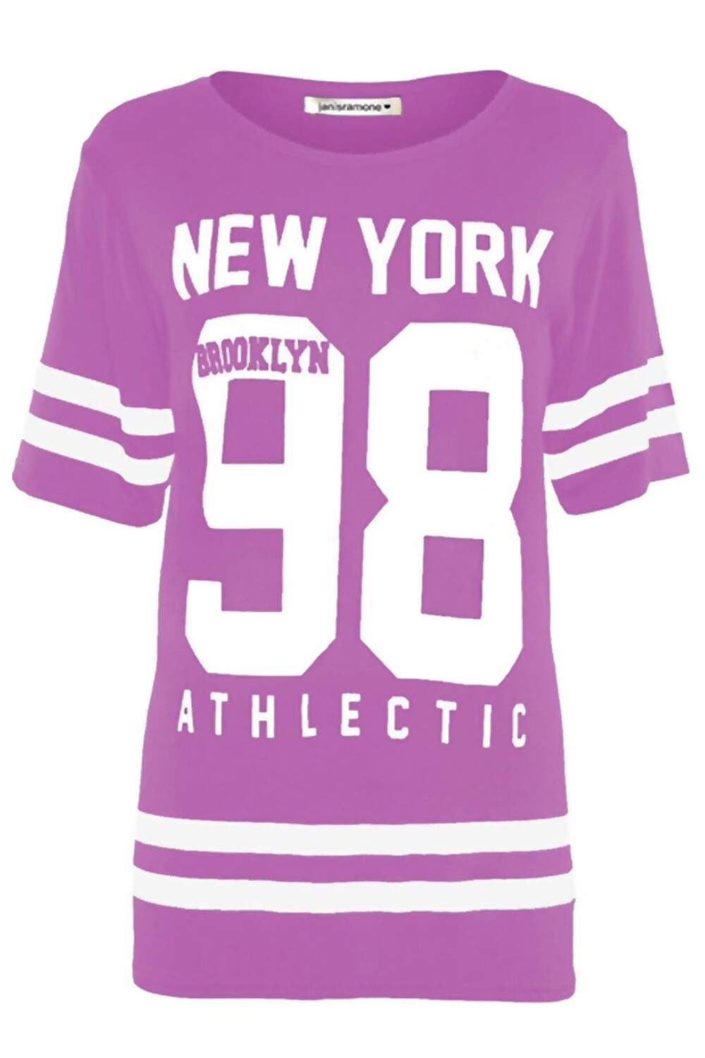 Women's New York 98 Brooklyn Stripe Varsity T-Shirt