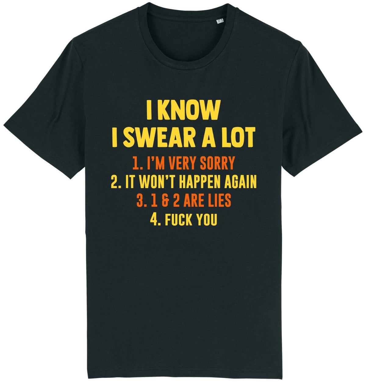 Fruit of the Loom Men's I Know I Swear A Lot Graphic T-Shirt