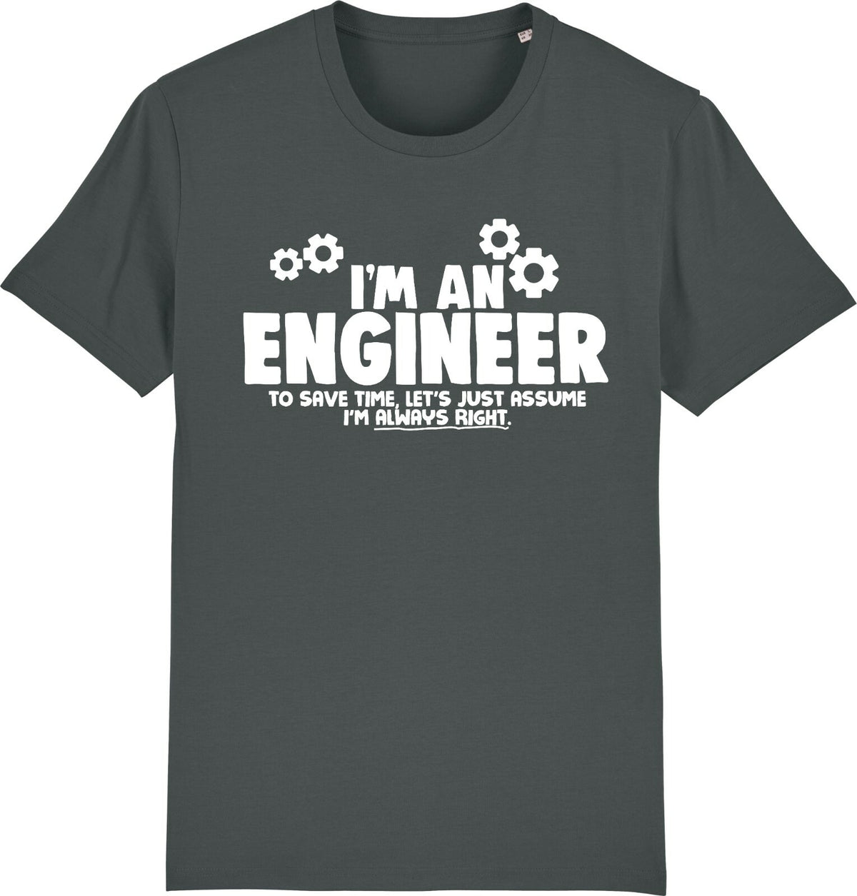 Fruit of the Loom Men's Engineer Graphic T-Shirt