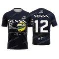 Ayrton Senna Men's F1 Legend Commemorative Breathable T-Shirt