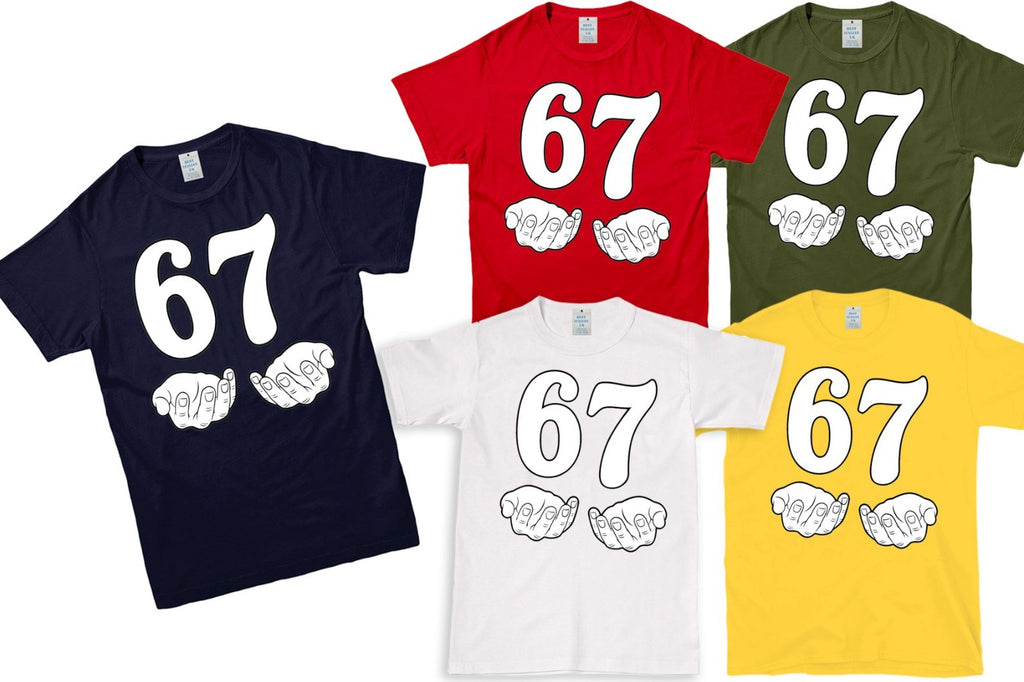 Unisex 67 Funny Meme Christmas T-Shirt Six Seven Xmas Gift
