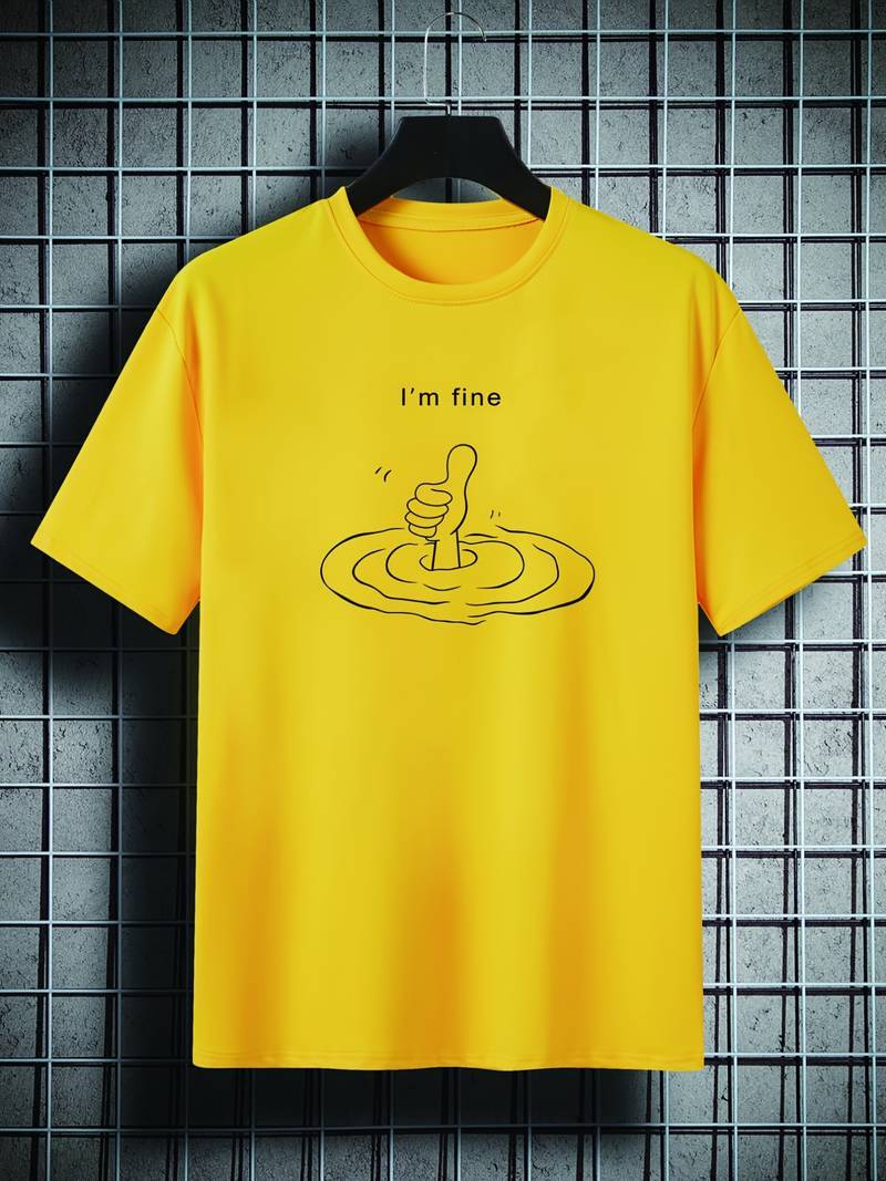 Men's I'm Fine Graphic T-Shirt