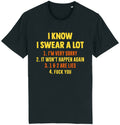Fruit of the Loom Men's I Know I Swear A Lot Graphic T-Shirt