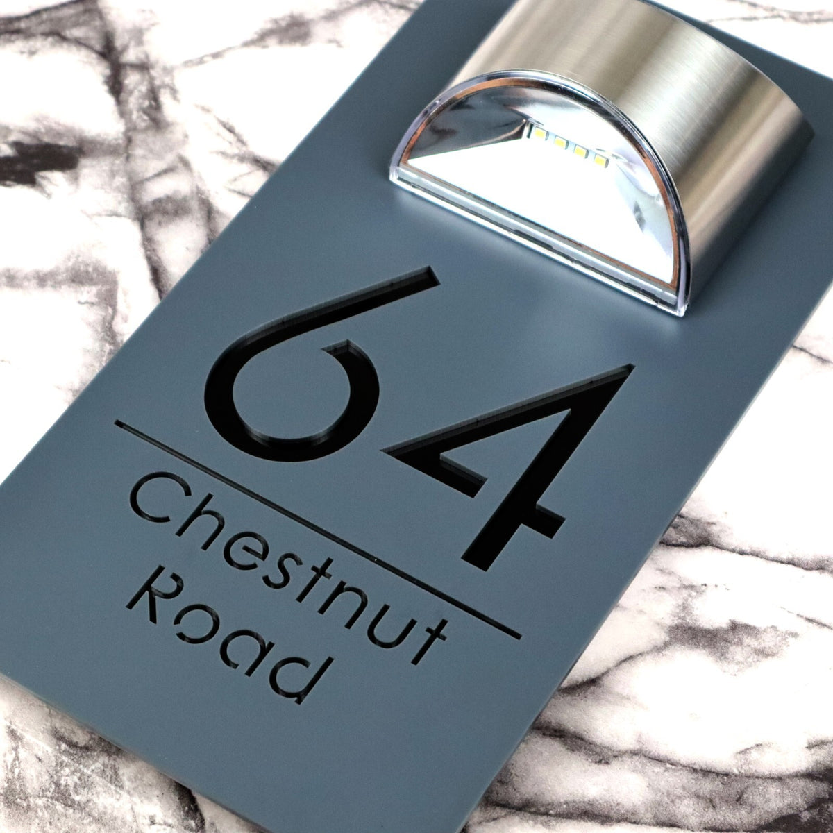 Bellissima LED House Numbers Address Plaque 160mm x 300mm