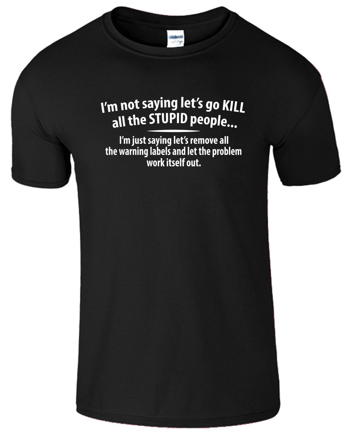 Men's Sarcastic Slogan Humour T-Shirt Short Sleeve