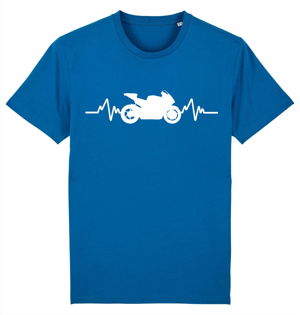 Fruit of the Loom Men's Motorbike Heartbeat Graphic T-Shirt