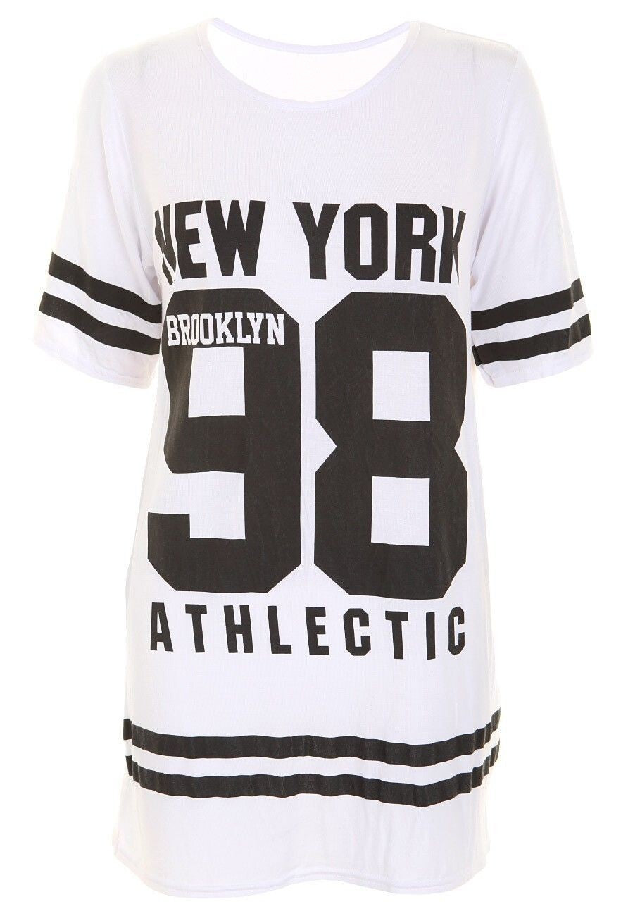 Women's New York 98 Brooklyn Stripe Varsity T-Shirt