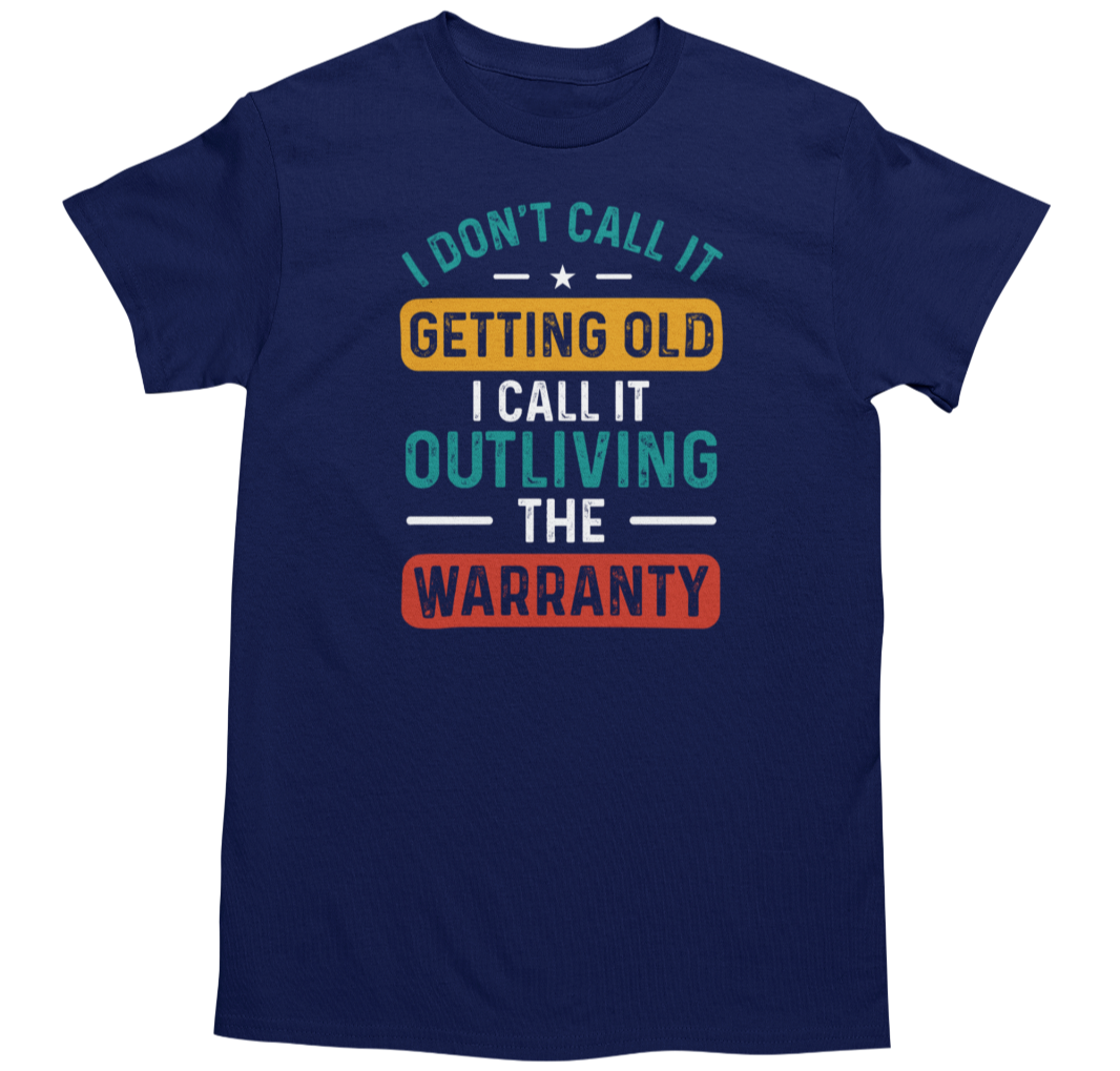 Men's Funny Novelty Joke Graphic T-Shirt Navy