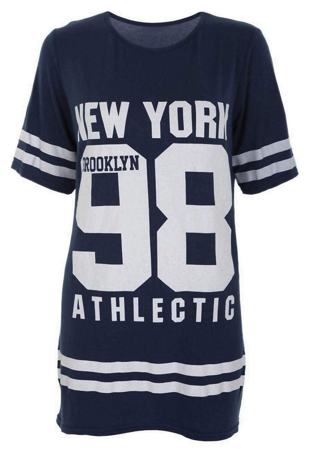 Women's New York 98 Brooklyn Stripe Varsity T-Shirt
