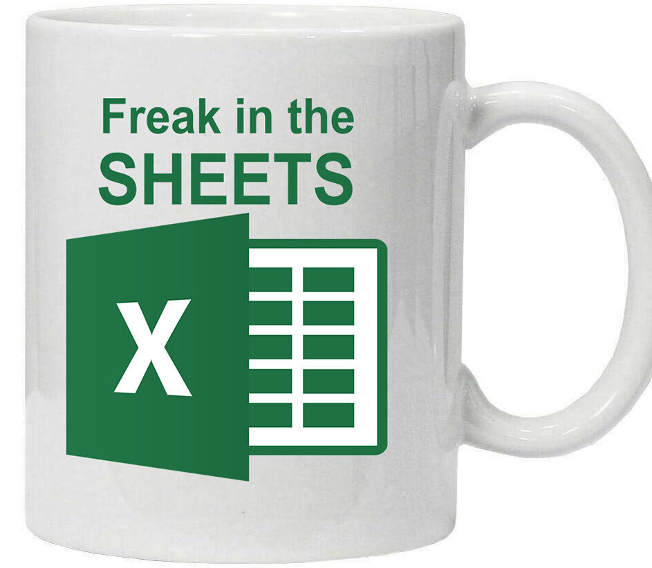 Berry Prints Freak in the Sheets Novelty Coffee Mug White 325ml