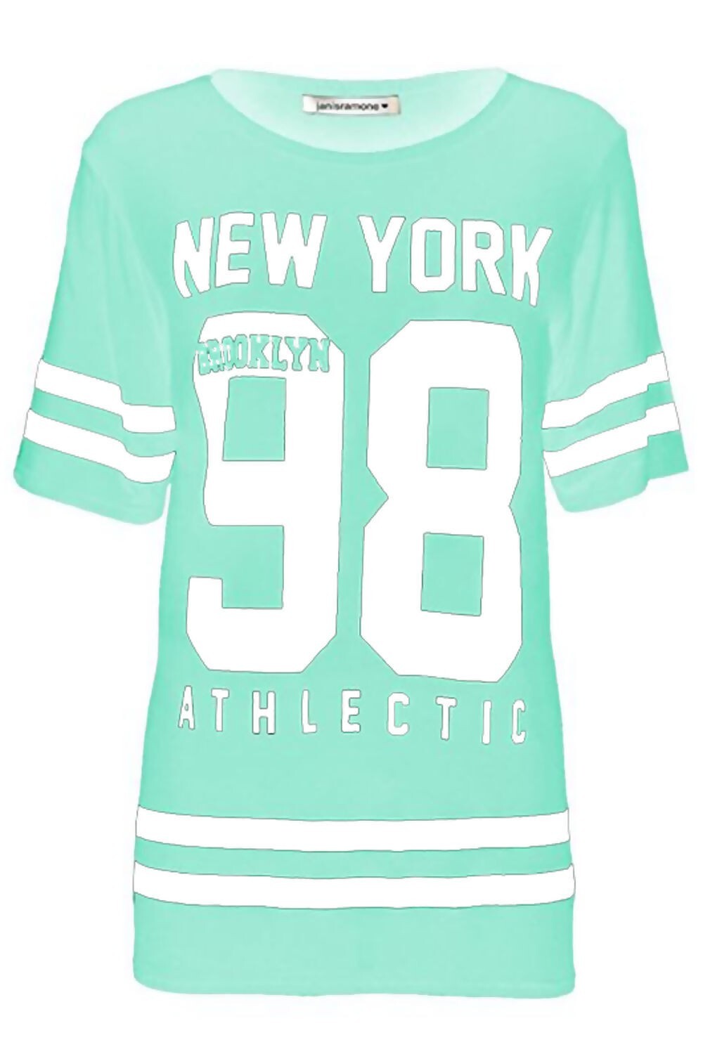 Women's New York 98 Brooklyn Stripe Varsity T-Shirt