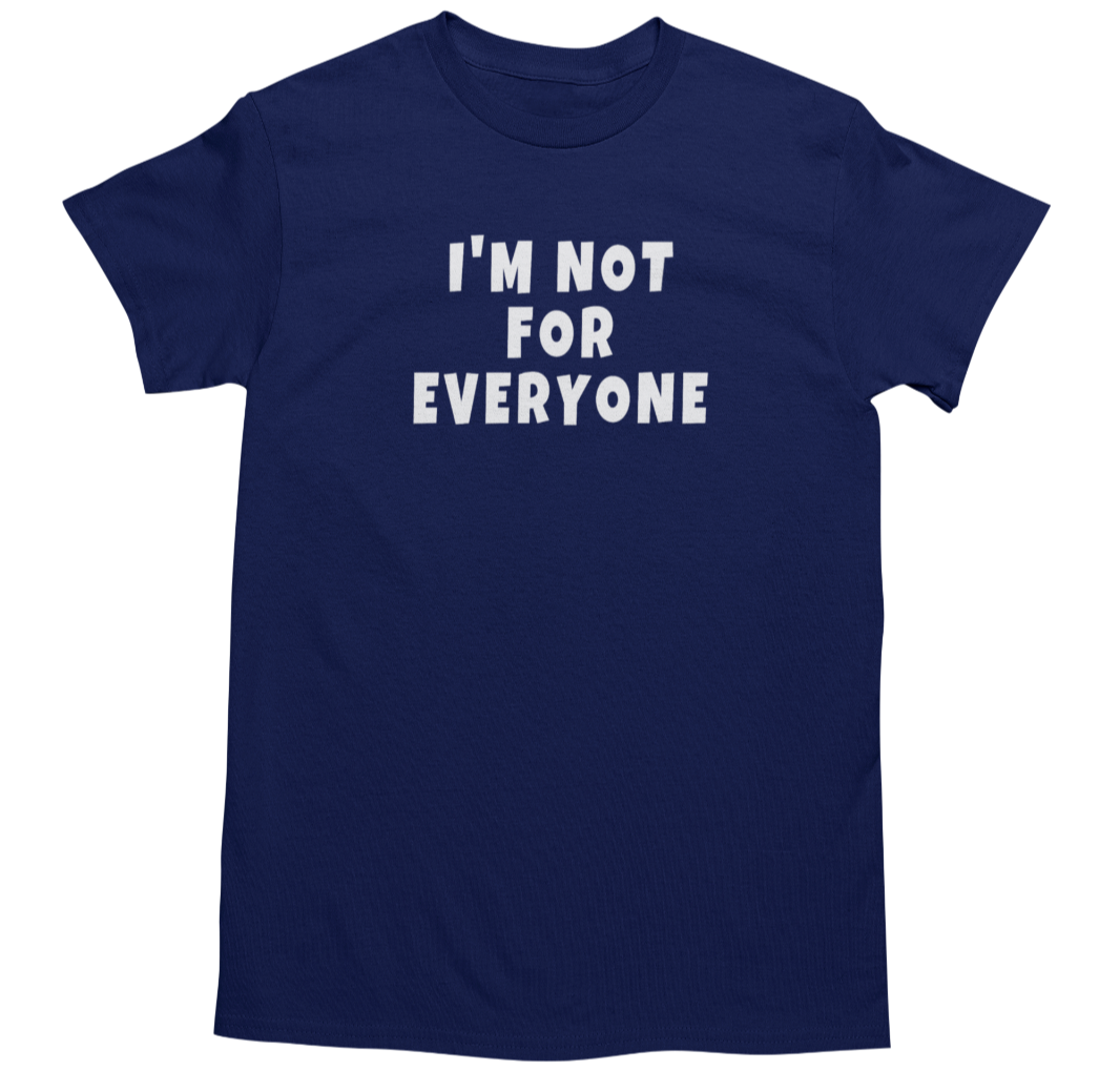 Men's Funny Novelty Joke Graphic T-Shirt Navy