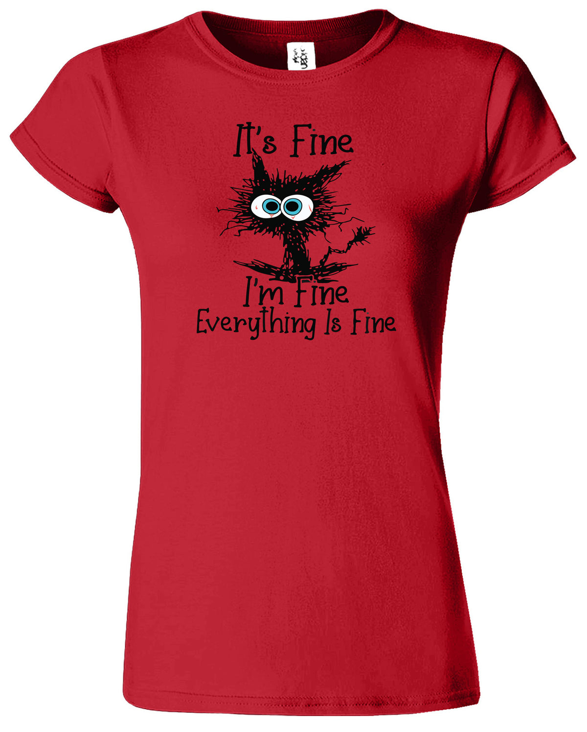 Women's I'm Fine Graphic T-Shirt
