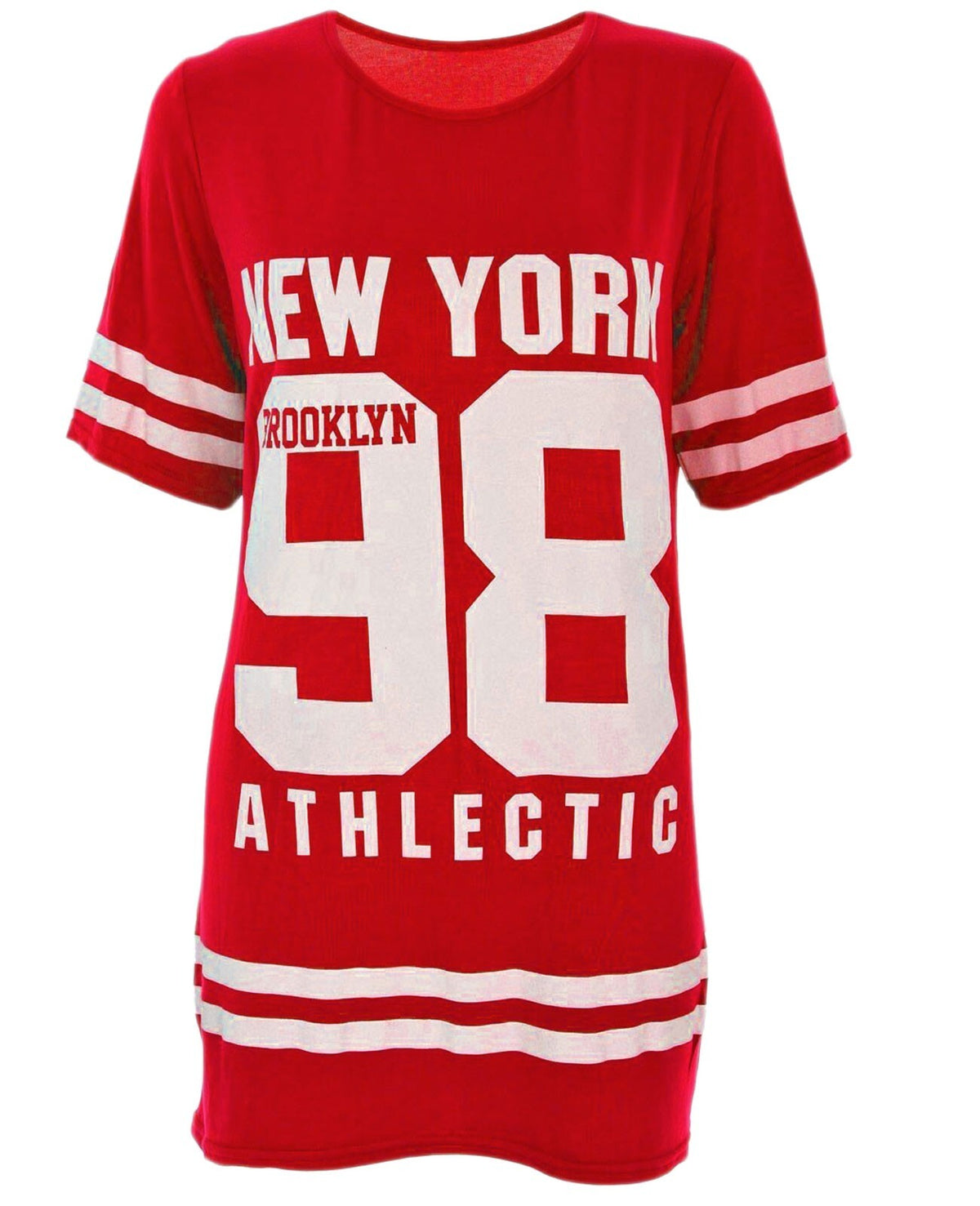 Women's New York 98 Brooklyn Stripe Varsity T-Shirt