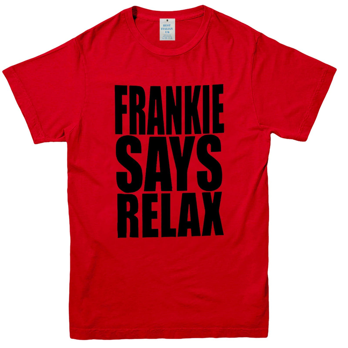 Men's Frankie Says Relax Retro Novelty T-Shirt