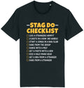 Fruit of the Loom Men's Stag Do Checklist Graphic T-Shirt