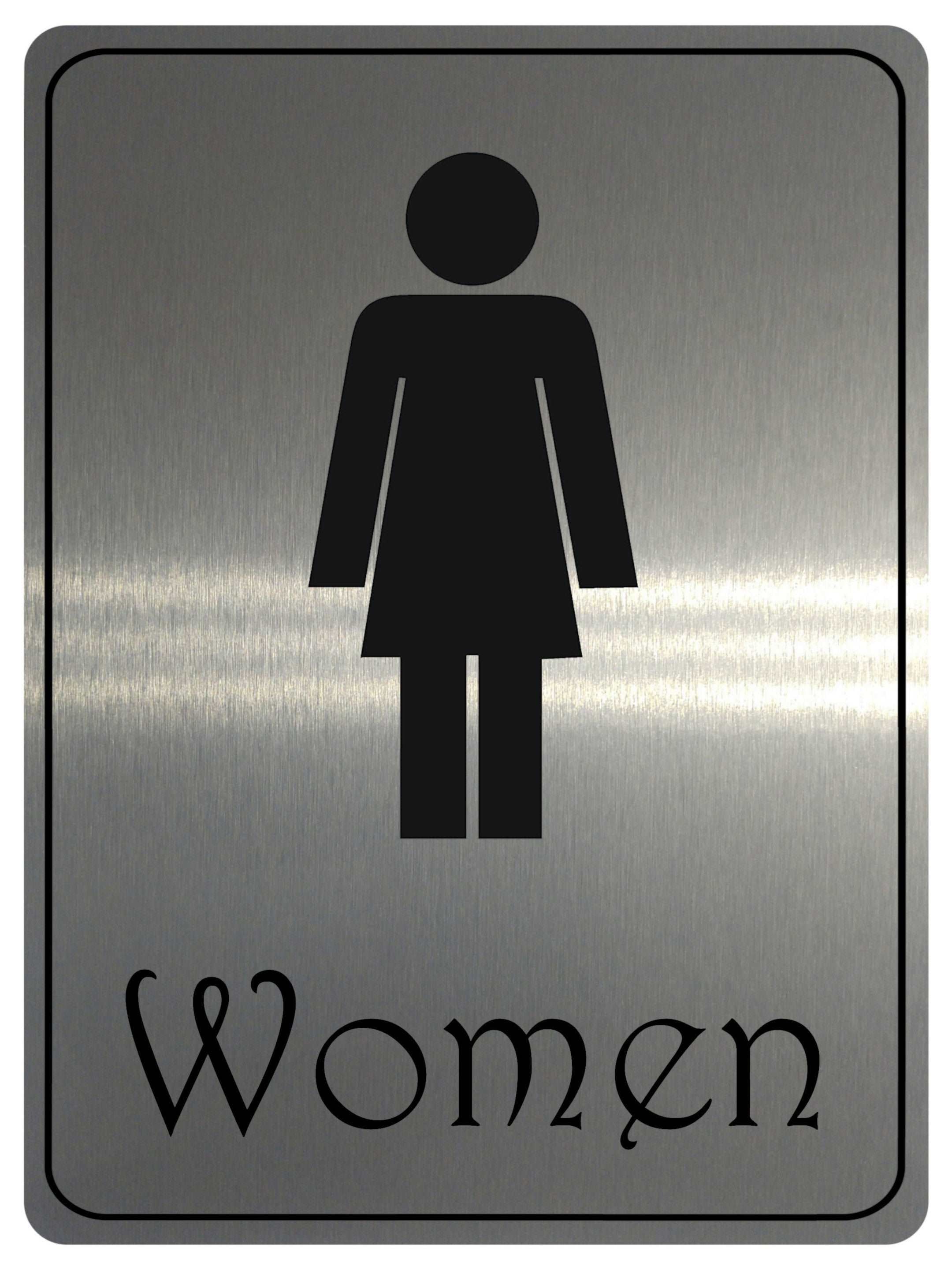 1088 Toilets Men Women Metal Aluminium Plaque Sign Door House Office Bar Pub