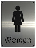 1088 Toilets Men Women Metal Aluminium Plaque Sign Door House Office Bar Pub