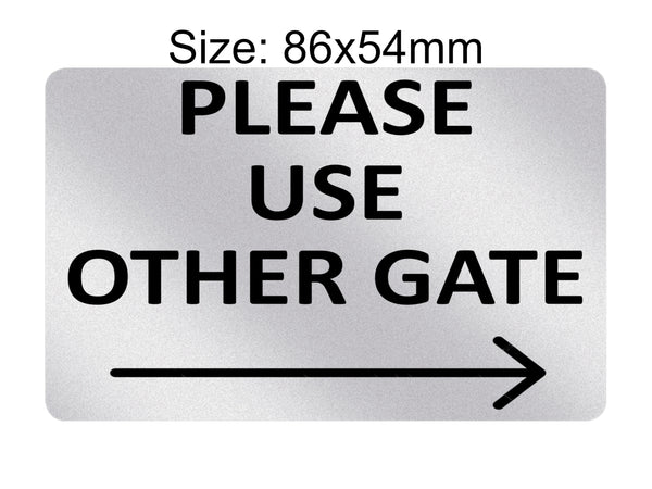 Use Other Gate xtra print
