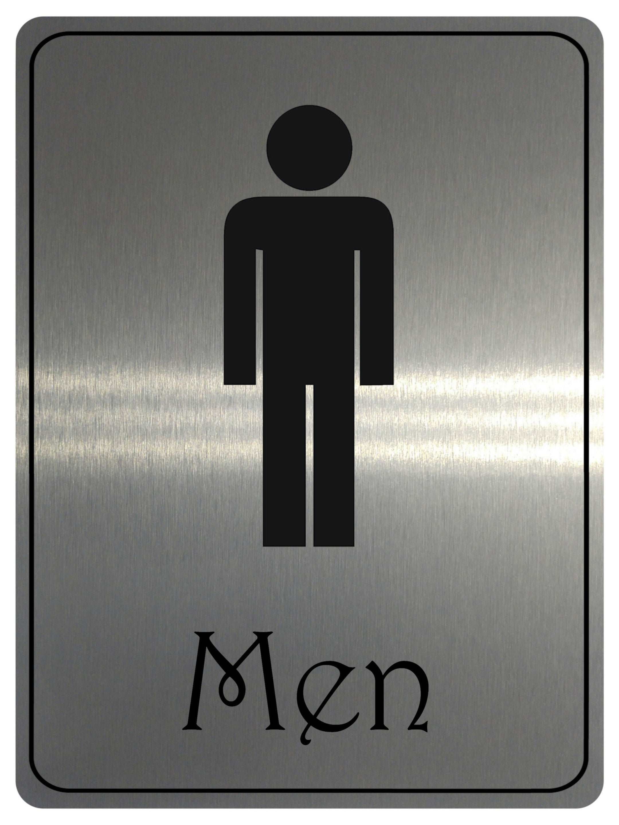 1088 Toilets Men Women Metal Aluminium Plaque Sign Door House Office Bar Pub