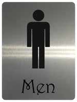 1087 Toilets Men Women Metal Aluminium Plaque Sign Door House Office Bar Pub