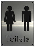 1088 Toilets Men Women Metal Aluminium Plaque Sign Door House Office Bar Pub