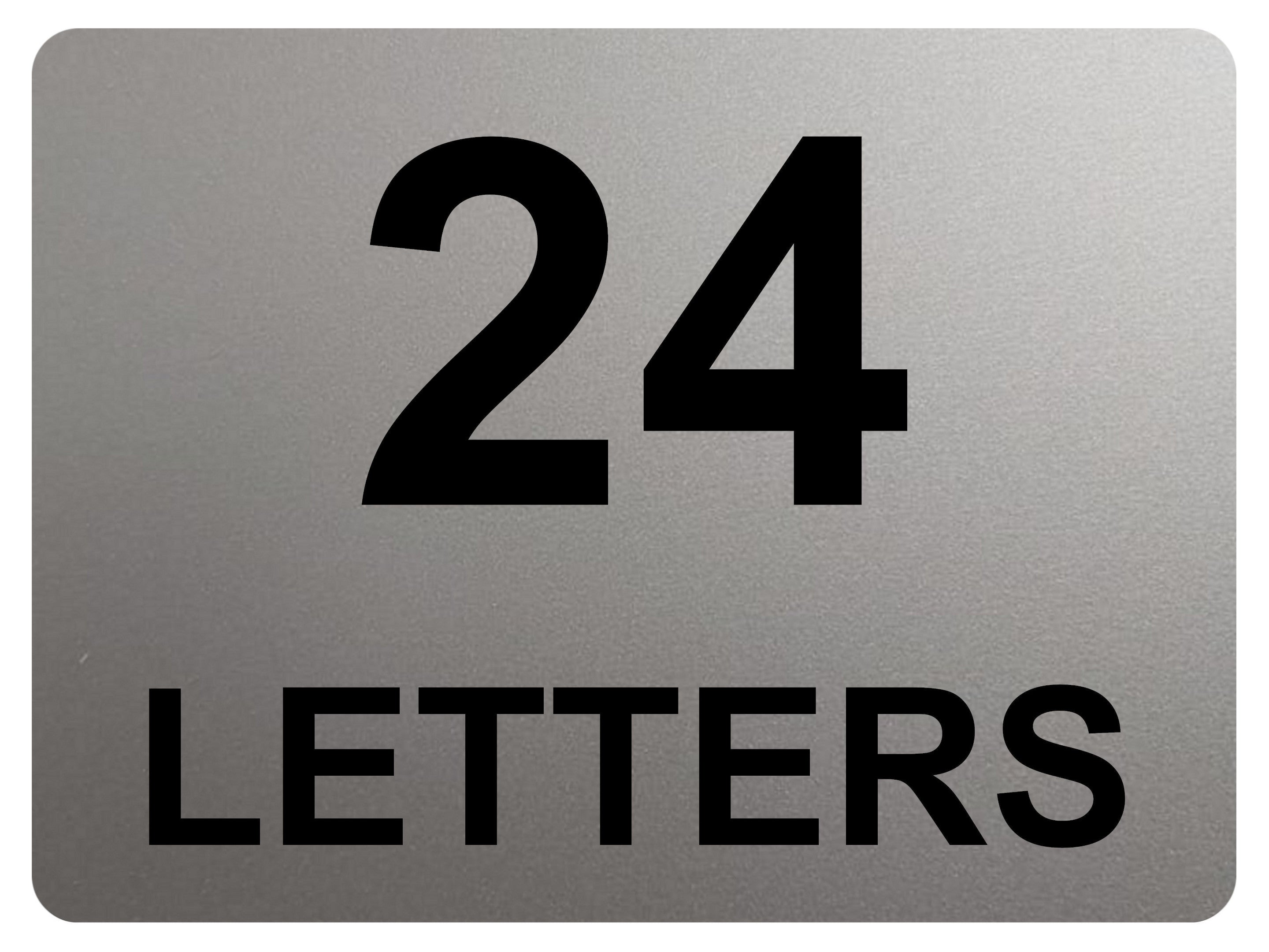 1908 Personalised LETTERS Number Metal Aluminium Sign Plaque Door House Office
