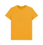 Mustard Printed T-shirt Front