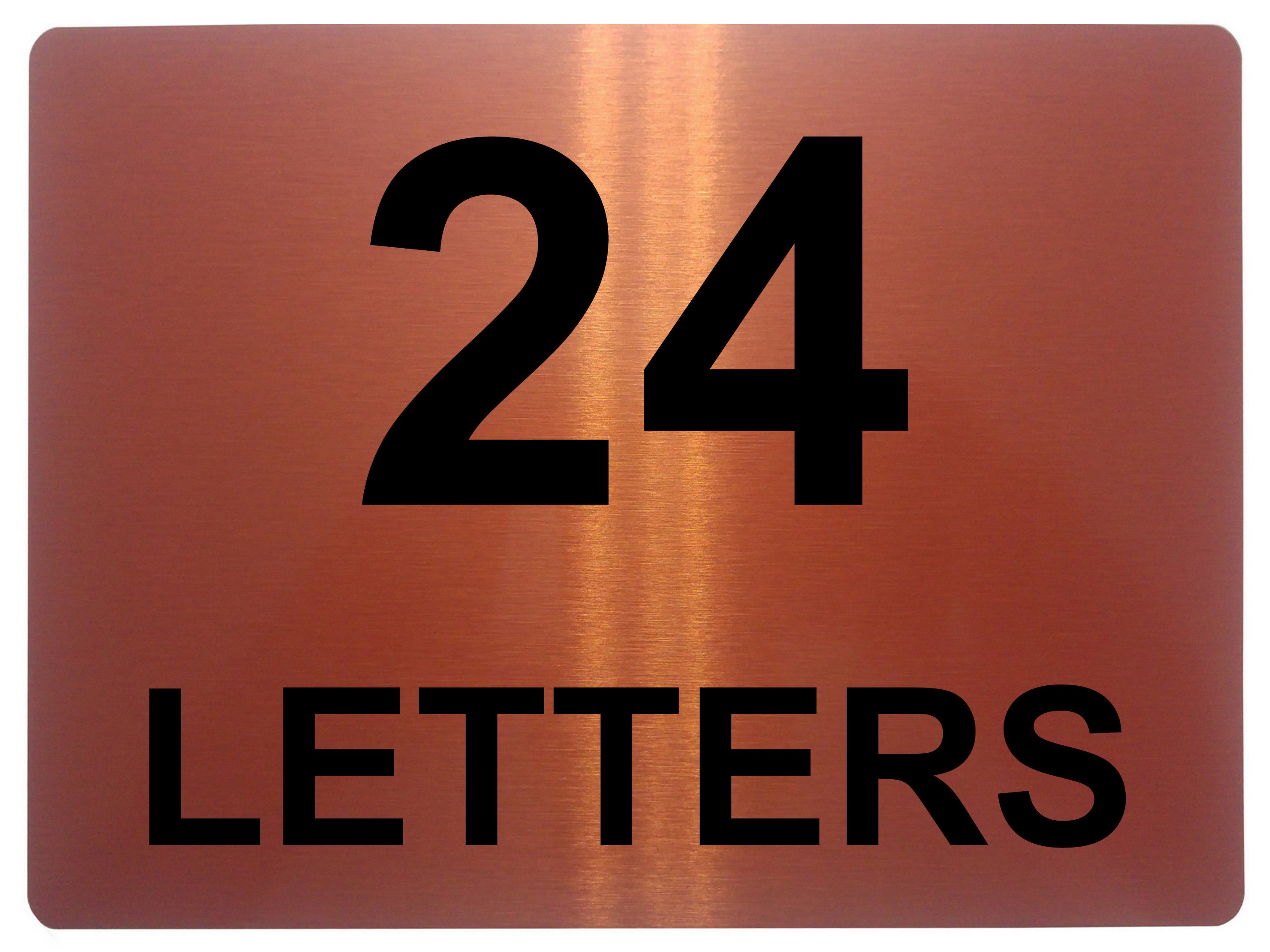 1908 Personalised LETTERS Number Metal Aluminium Sign Plaque Door House Office