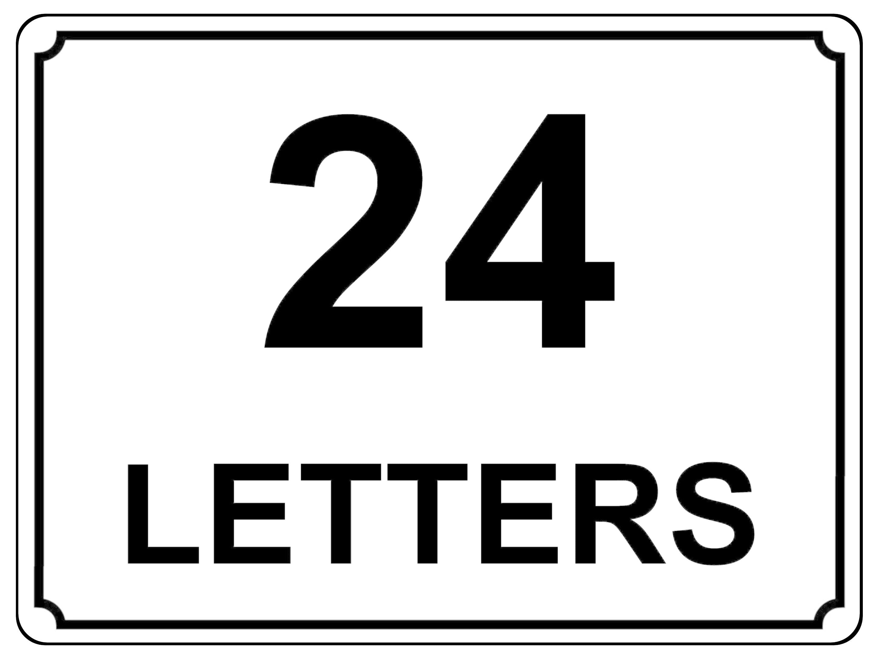 1909 Personalised LETTERS Number Metal Aluminium Sign Plaque Door House Office
