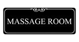 1281 MASSAGE ROOM Metal Aluminium Plaque Sign For House Door Wall Hotel