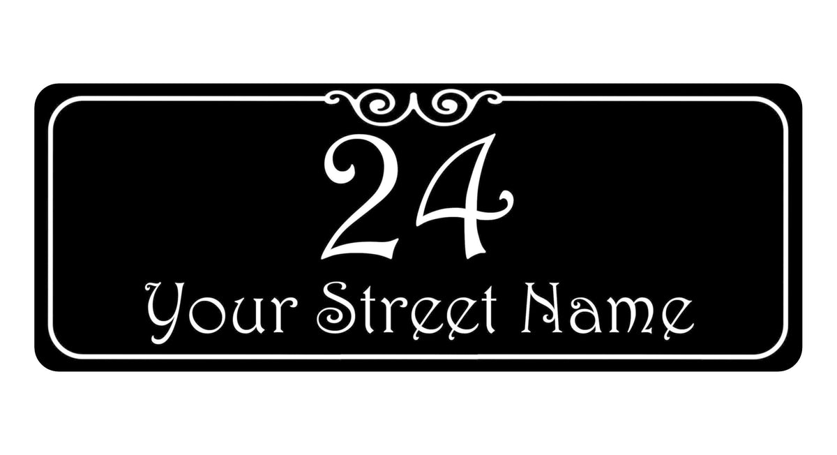1092 Custom Personalised Address Metal Aluminium Sign Plaque Door Gate House Office