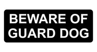 1322 BEWARE OF GUARD DOG Metal Aluminium Plaque Sign Gate Door House Garden