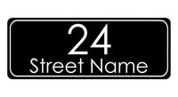 771 Custom Personalised Address Metal Aluminium Sign For Door Gate Wall Plaque