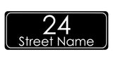 771 Custom Personalised Address Metal Aluminium Sign For Door Gate Wall Plaque