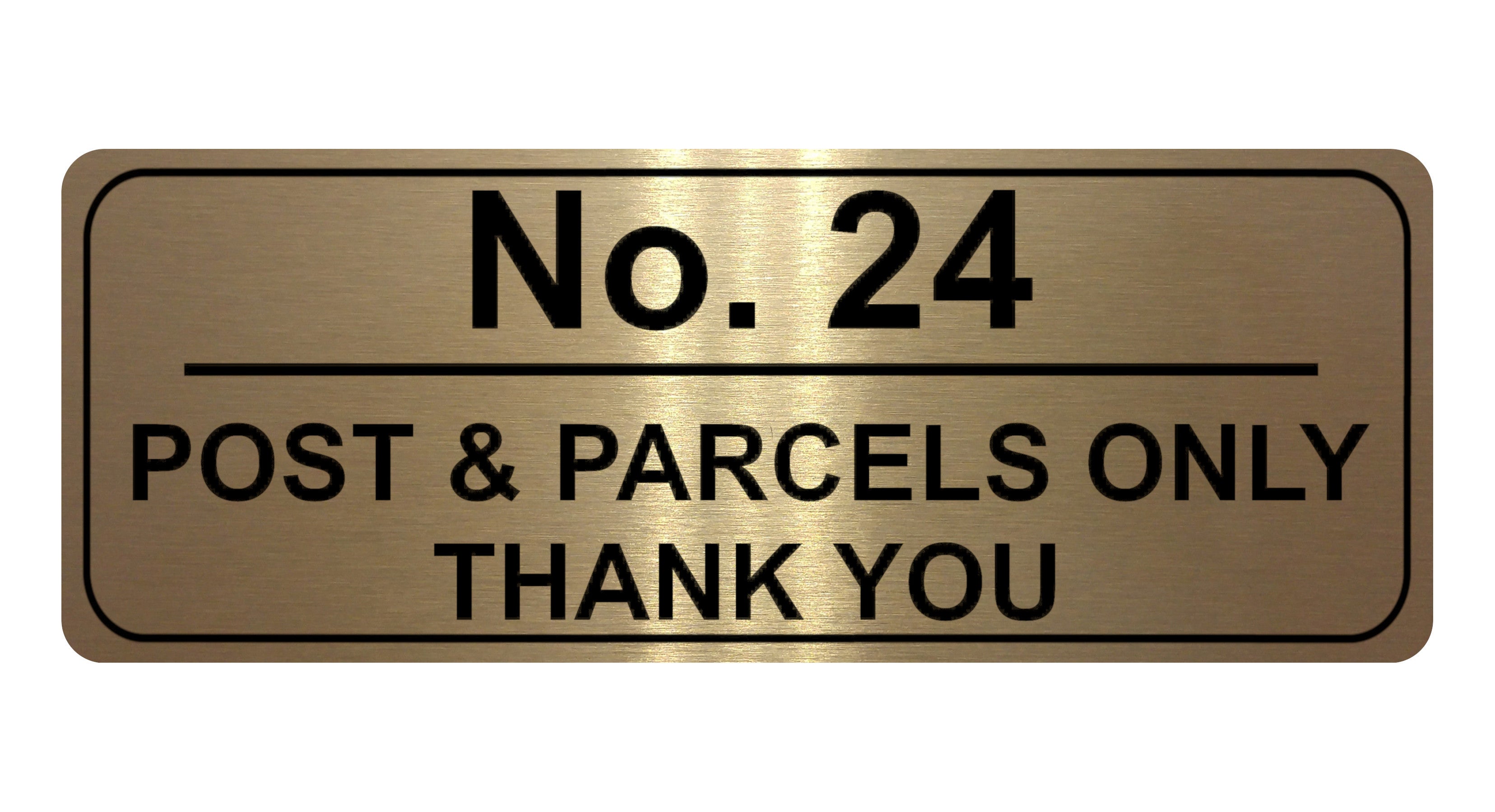 780 Custom Personalised POST & PARCELS Metal Plaque Sign For Door House Gate Letters