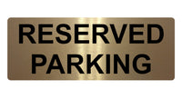 661 RESERVED PARKING Metal Aluminium Door Wall Sign Plaque For House Office Car