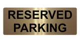 661 RESERVED PARKING Metal Aluminium Door Wall Sign Plaque For House Office Car