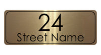 771 Custom Personalised Address Metal Aluminium Sign For Door Gate Wall Plaque