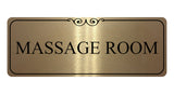 1281 MASSAGE ROOM Metal Aluminium Plaque Sign For House Door Wall Hotel