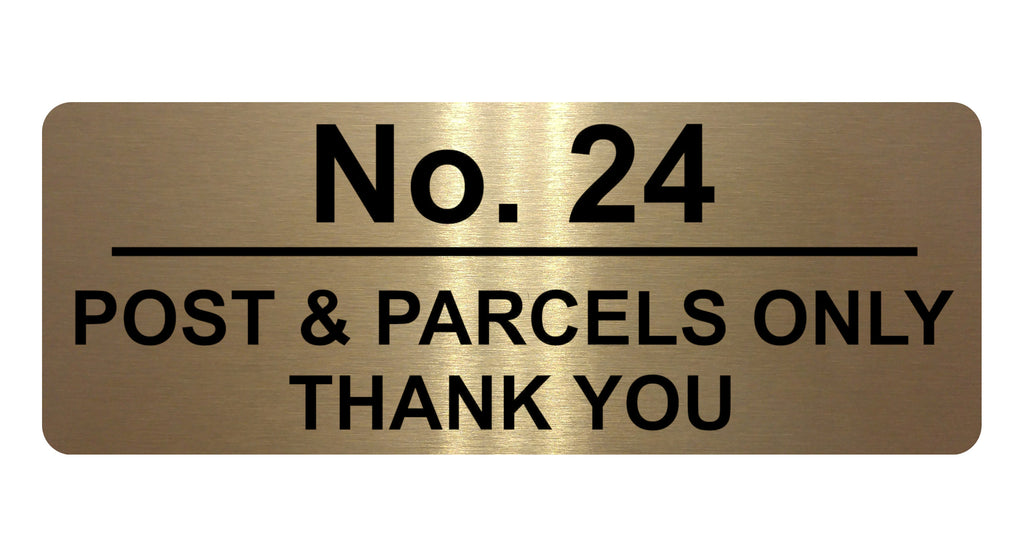 779 Custom Personalised POST & PARCELS Metal Plaque Sign For Door House Gate Letters