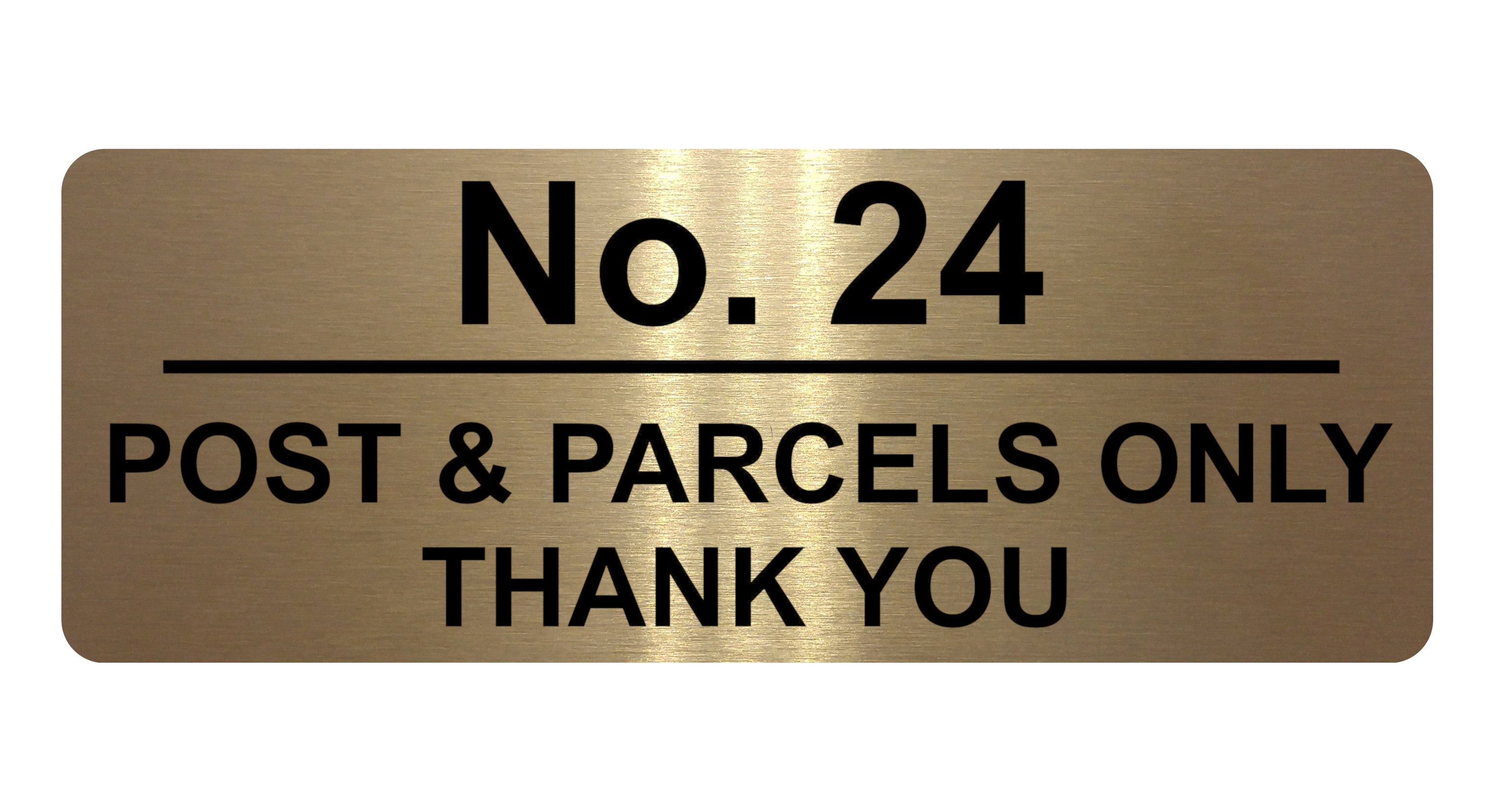 779 Custom Personalised POST & PARCELS Metal Plaque Sign For Door House Gate Letters