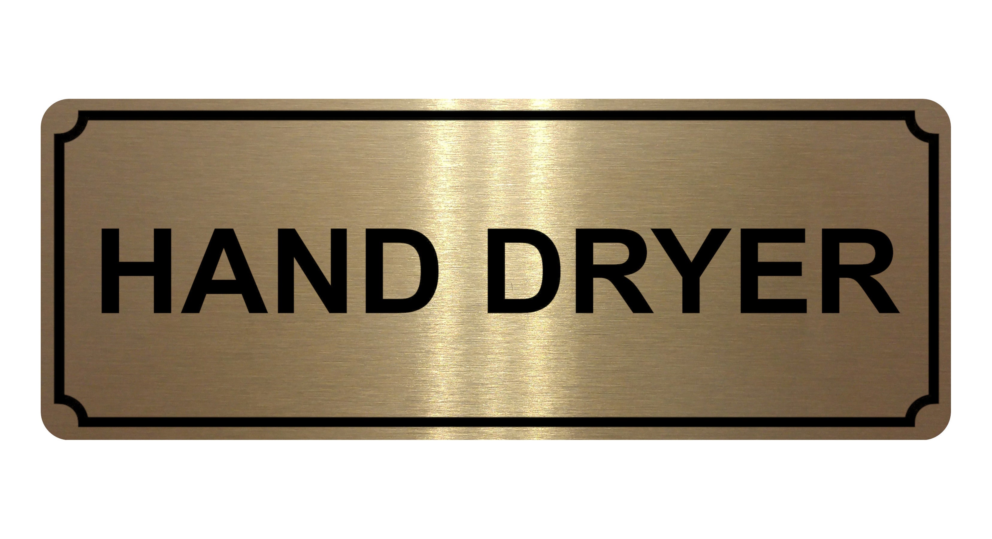 1387 HAND DRYER Metal Aluminium Plaque Sign Toilet Shop Bar Restaurant Hotel